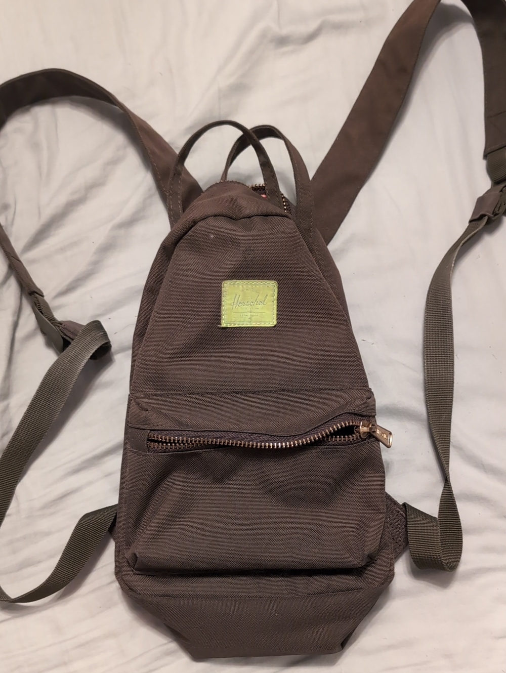 Herschel Supply Company Khaki Green Small Backpack Bag